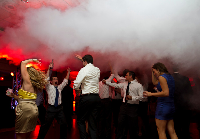 Milwaukee DJ Weddings CO2 Blasts